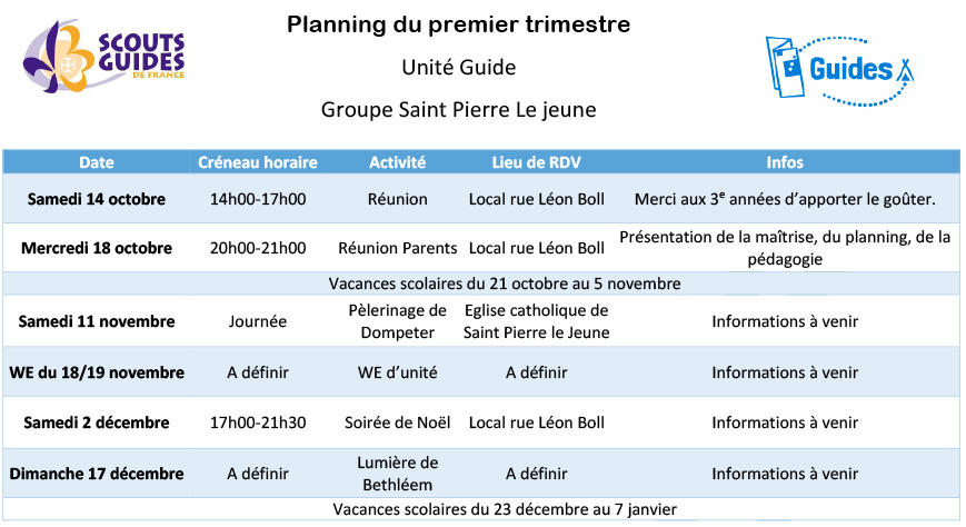 programme guide 1er trimestre