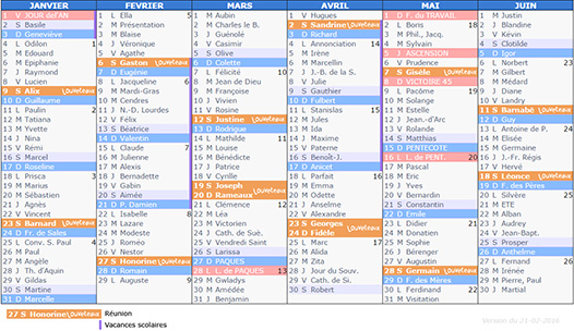 calendrier louveteaux 2016